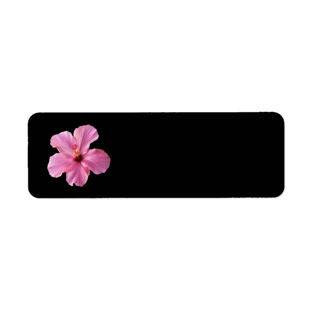 Pink Hibiscus Hawaii Flower Customized Template (Front)