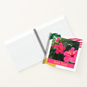 Pink Hibiscus Notebook