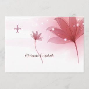 Pink High Personalized Religious Thank You