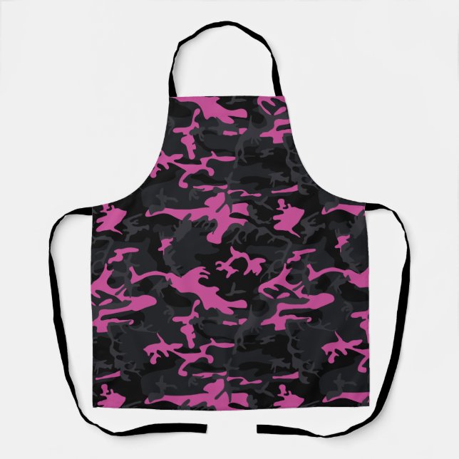 Pink Highlights Camo Apron (Front)