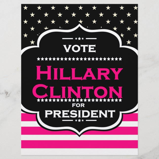 pink hillary clinton (Front)
