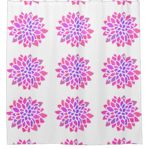 Pink Hippie Flower Retro Modern