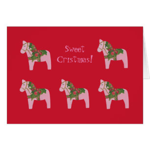 Pink Holiday Horse