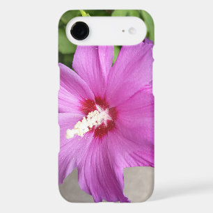 Pink Hollyhock Flower iPhone 17 Air Case