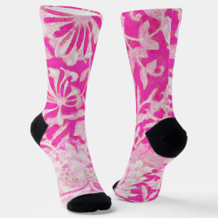 Pink Honeysuckle  Socks