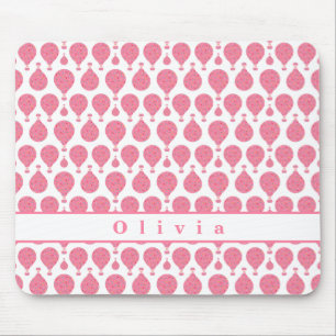 Pink Hot Air Balloons Mouse Pad