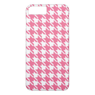 Pink Houndstooth iPhone 7 Plus Coque