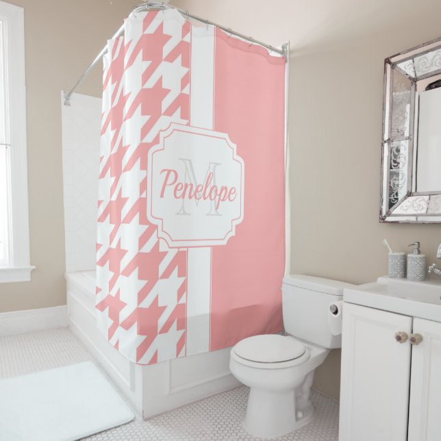 Pink Houndstooth Pattern (In Situ)
