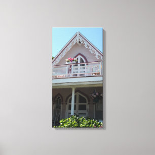 Pink House in Martha's Vineyard Canvas Print