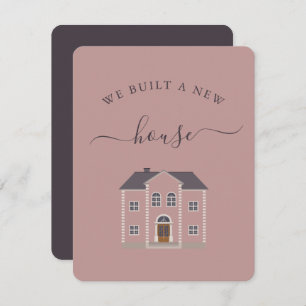 Pink House We Built A New House Announcement