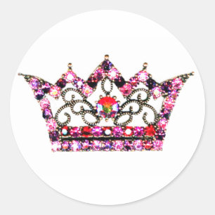 Pink Hues of a Tiara stickers