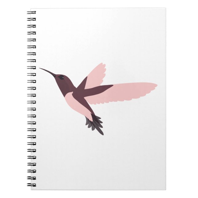 Pink Hummingbird Notebook (Front)