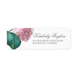 Pink Hydrangea Floral Wedding
