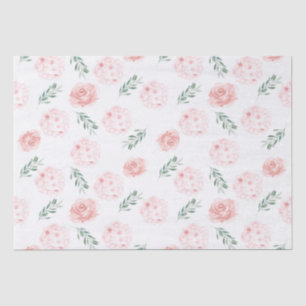 Pink Hydrangea gift tissue Tissue Paper