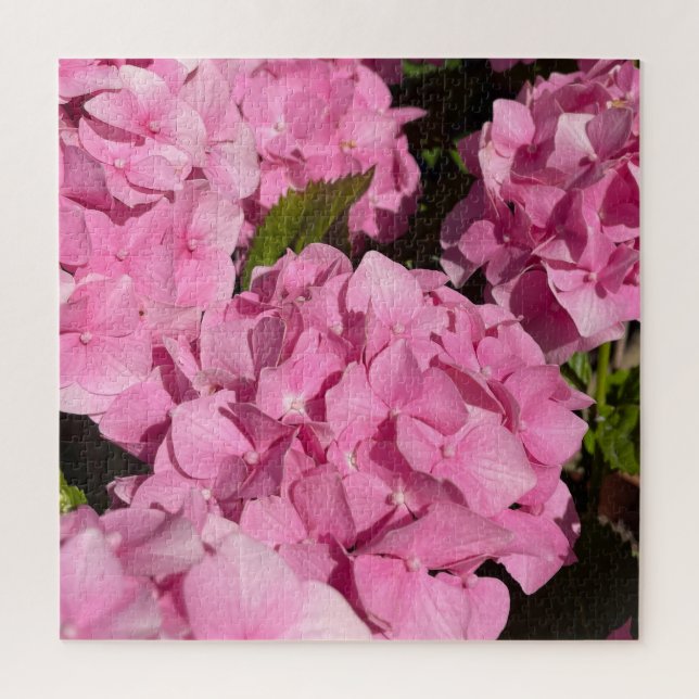  Pink Hydrangea Jigsaw Puzzle (Vertical)
