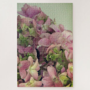 Pink hydrangea jigsaw puzzle