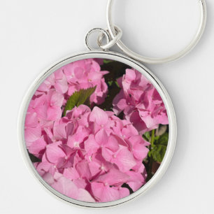 Pink Hydrangea Keychain