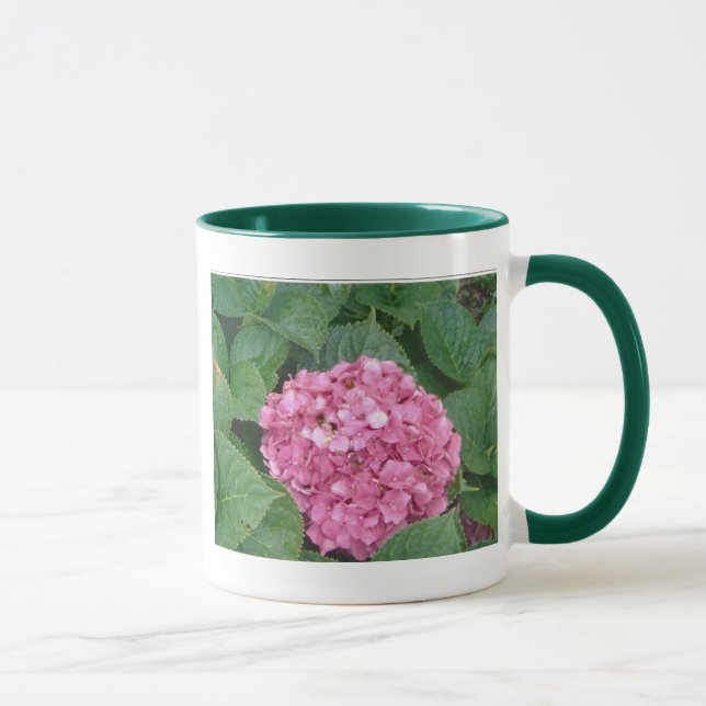 Pink Hydrangea Mug (Right)