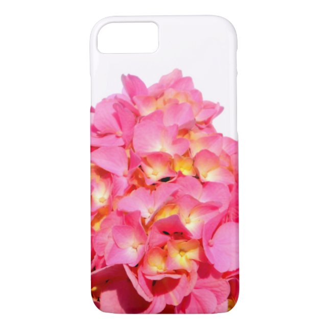 Pink Hydrangea pink floral pink flower Case-Mate iPhone Case (Back)