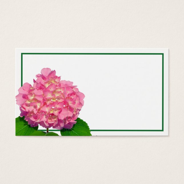 Pink Hydrangea pink flower pink floral (Front)
