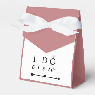 Pink I Do Crew Bachelorette Party Favor Box