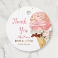 Pink Ice Cream Baby Shower 