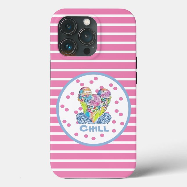Pink Ice Cream chill   Case-Mate iPhone Case (Back)