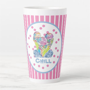 Pink Ice Cream chill Latte Mug