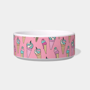 Pink Ice Cream pattern Bowl