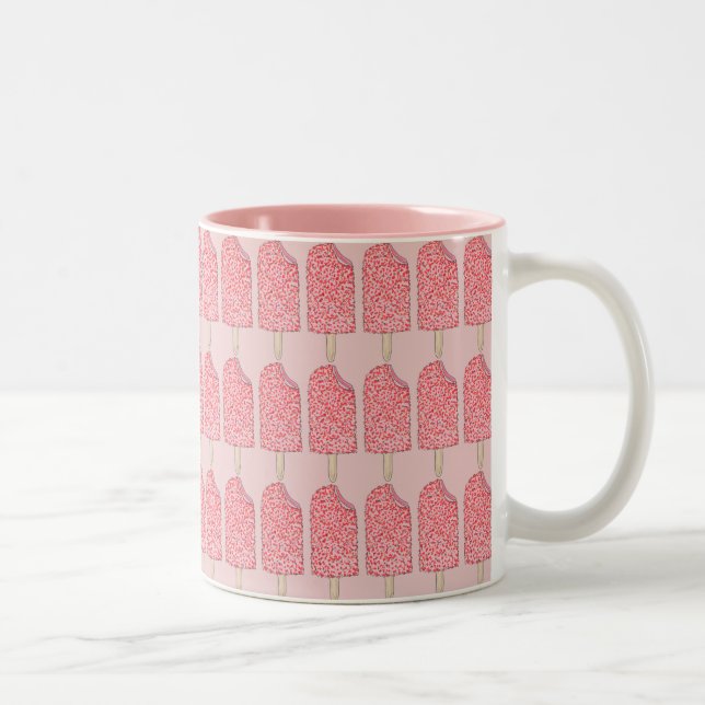 Pink Ice Cream Strawberry Shortcake Popsicles Mug (Right)