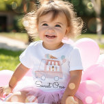 Pink Ice Cream Sweet One 1st Birthday Party Outfit Baby T-Shirt<br><div class="desc">Pink Ice Cream Sweet One 1st Birthday Party Outfit Baby T-Shirt
All designs are © PIXEL PERFECTION PARTY LTD</div>