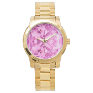 Pink Ice Gold Bracelet Watch