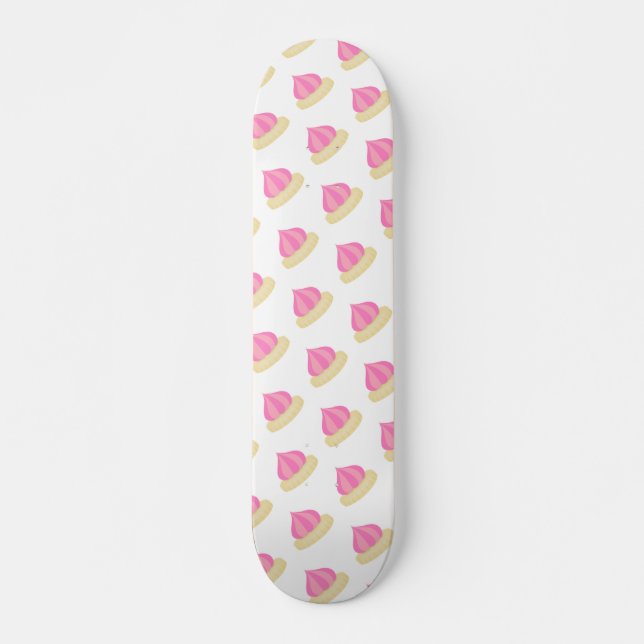 Pink iced gem skateboard (Front)