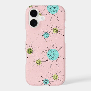 Pink Iconic Atomic Starbursts iPhone / iPad Case
