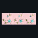 Pink Iconic Atomic Starbursts Poster<br><div class="desc">This Pink Iconic Atomic Starbursts Poster pattern features iconic atomic starbursts. That’s right! The old school, First Lady Pink coloured background with gold speckles is the perfect backdrop for the vibrant turquoise, soothing celery, and kitschy pear green coloured circles. The spots of colour are sporadically placed in various sizes with...</div>