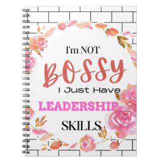 Pink I'm not bossy Notebook | Journal