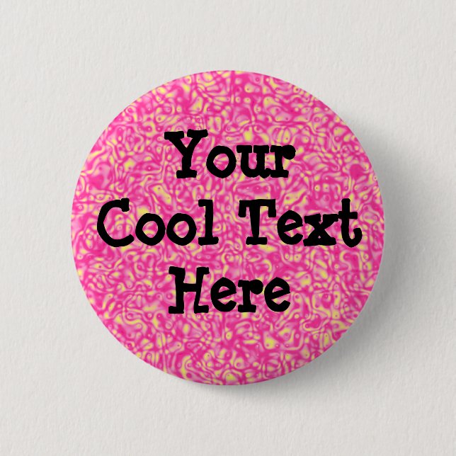 Pink Impressionism - Template 2 Inch Round Button (Front)