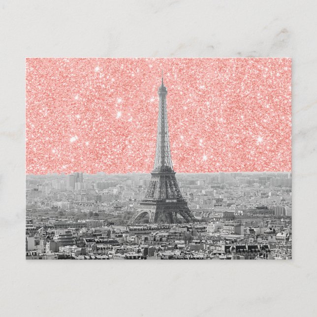 Pink in Paris Postcard (Front)