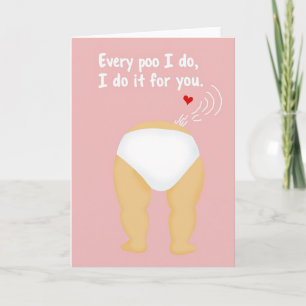 Pink Infant Mothers Day Card