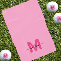 Pink Initial Name Monogram