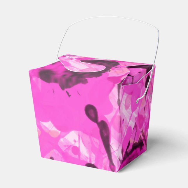 Pink Ink Favor Box (Front Side)