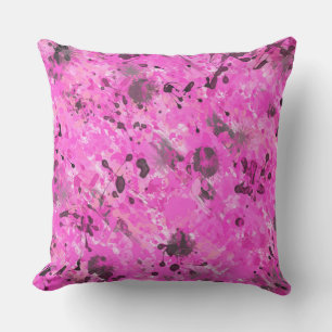 Pink Ink Outdoor Pillow
