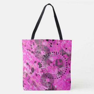 Pink Ink Tote Bag