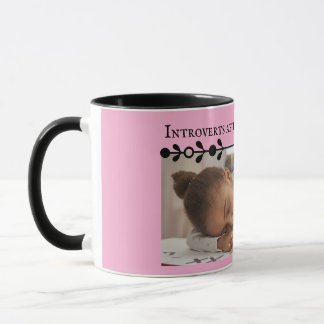 Pink Introvert mème Mug