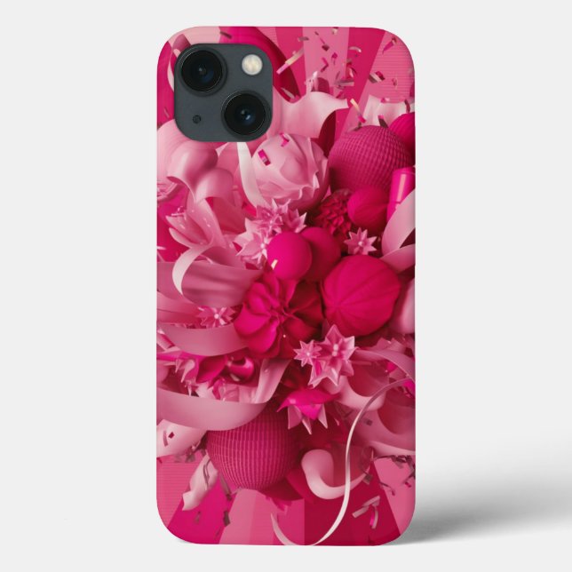 Pink iPhone 13 Case Celebrating Holy Ghost Faith (Back)
