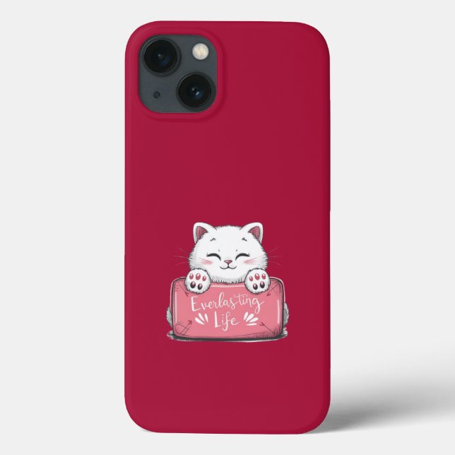 Pink iPhone 13 Case Celebrating Holy Ghost Faith (Back)