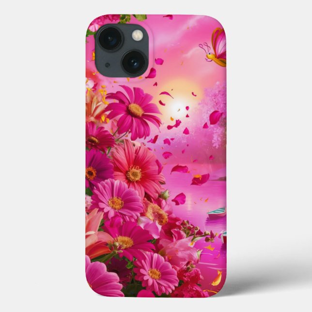 Pink iPhone 13 Case for Holy Ghost Celebration (Back)