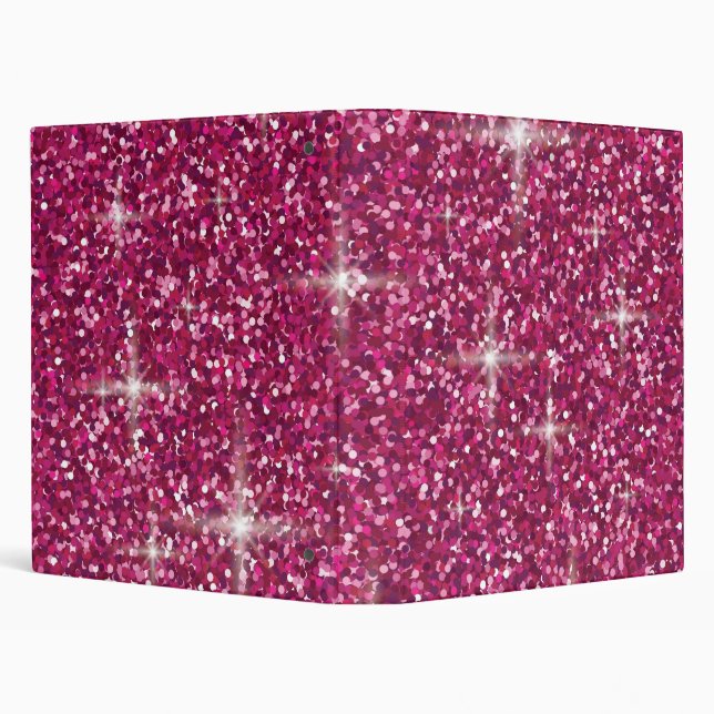 Pink iridescent glitter binder (Background)