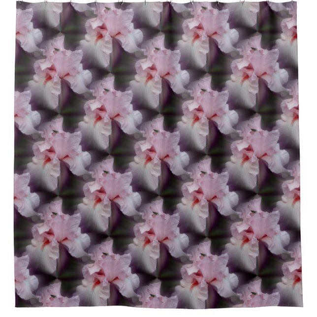 Pink Iris Flower Pattern (Front)