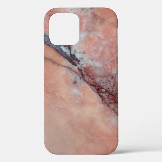 Pink Italian Marble With Flaw Case-Mate iPhone Case (Back)